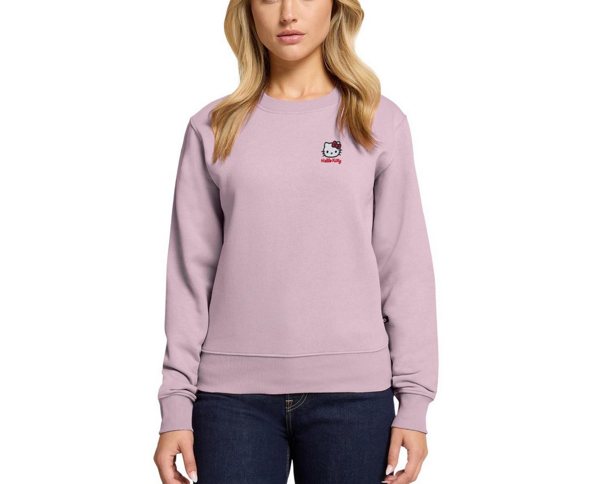 Spreadshirt Sweatshirt Hello Kitty Stick Portrait Damen Premium Pullover (1-tlg) von Spreadshirt