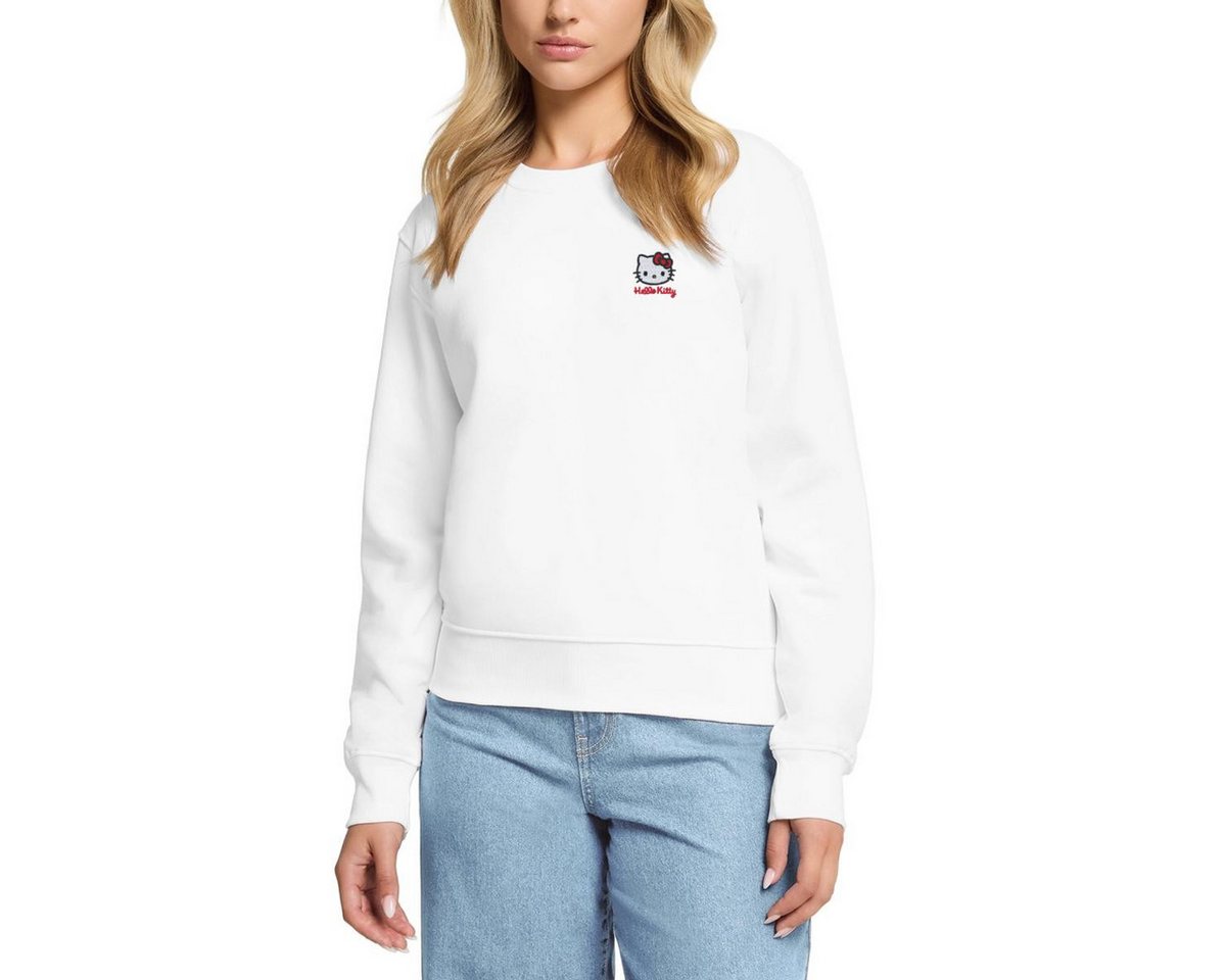 Spreadshirt Sweatshirt Hello Kitty Stick Portrait Damen Premium Pullover (1-tlg) von Spreadshirt