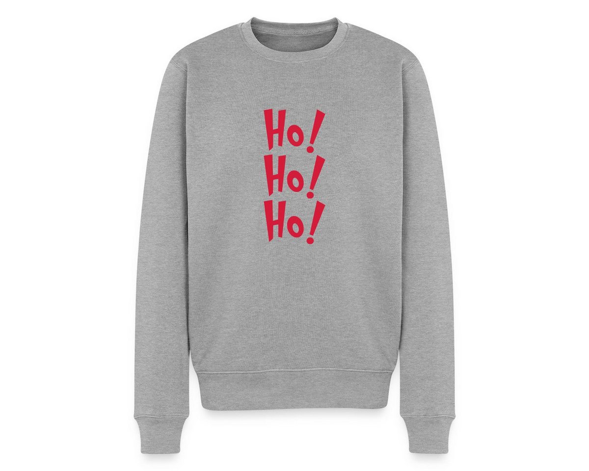 Spreadshirt Sweatshirt Ho Ho Ho Weihnachtsmotiv Lustig Santa Look Herren Premium Pullover (1-tlg) von Spreadshirt