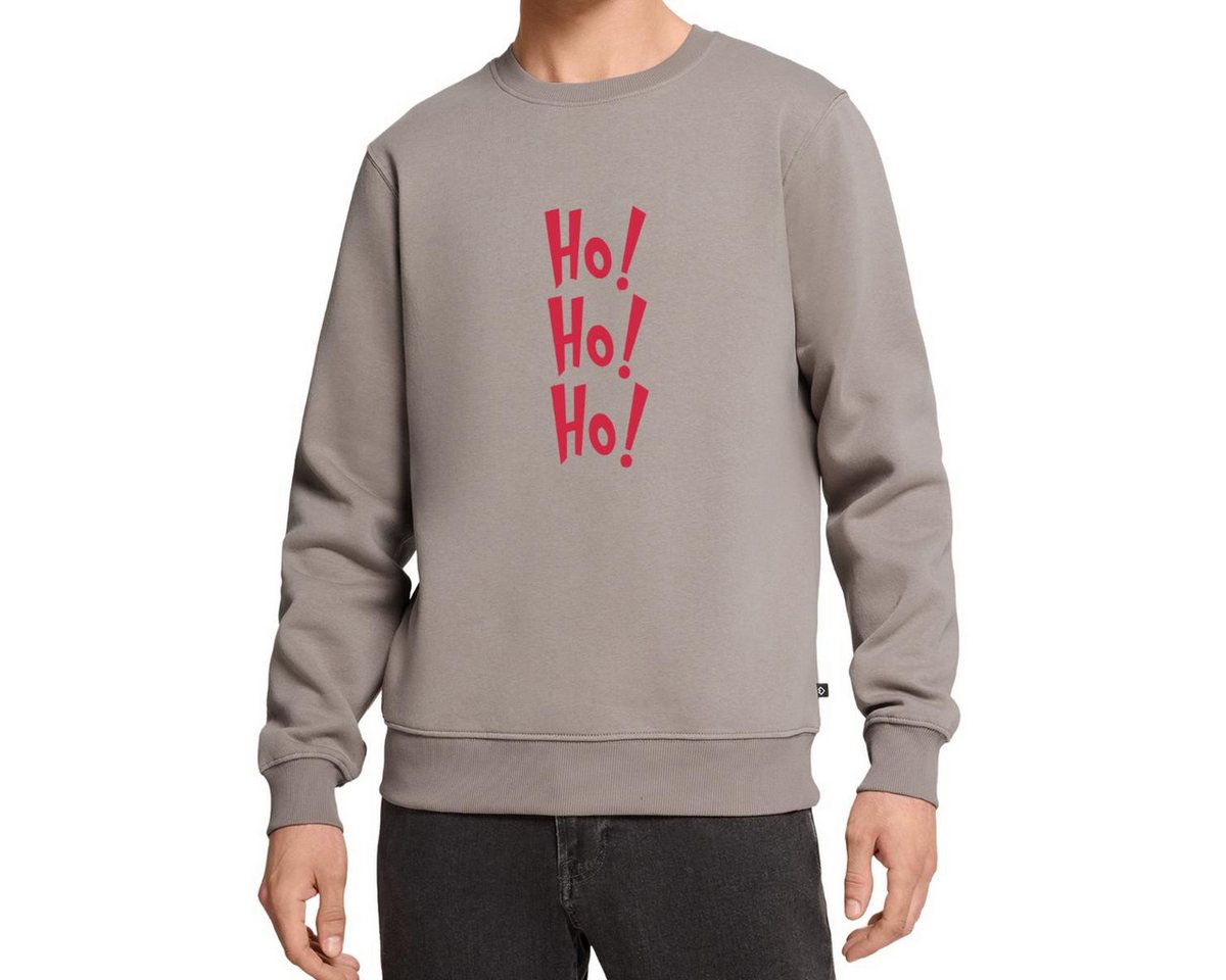 Spreadshirt Sweatshirt Ho Ho Ho Weihnachtsmotiv Lustig Santa Look Herren Premium Pullover (1-tlg) von Spreadshirt