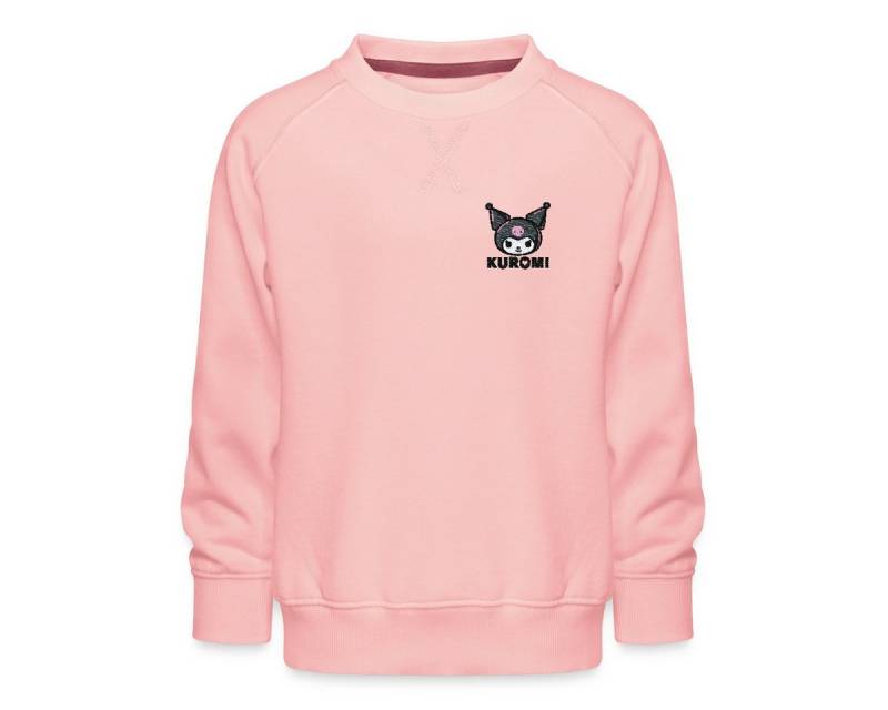 Spreadshirt Sweatshirt Kuromi Stick Portrait Kinder Premium Pullover (1-tlg) von Spreadshirt