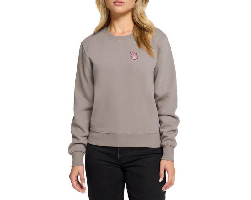 Spreadshirt Sweatshirt My Melody Stick Portrait Damen Premium Pullover (1-tlg) von Spreadshirt