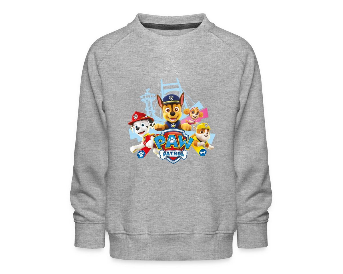 Spreadshirt Sweatshirt Paw Patrol Logo Kinder Premium Pullover (1-tlg) von Spreadshirt