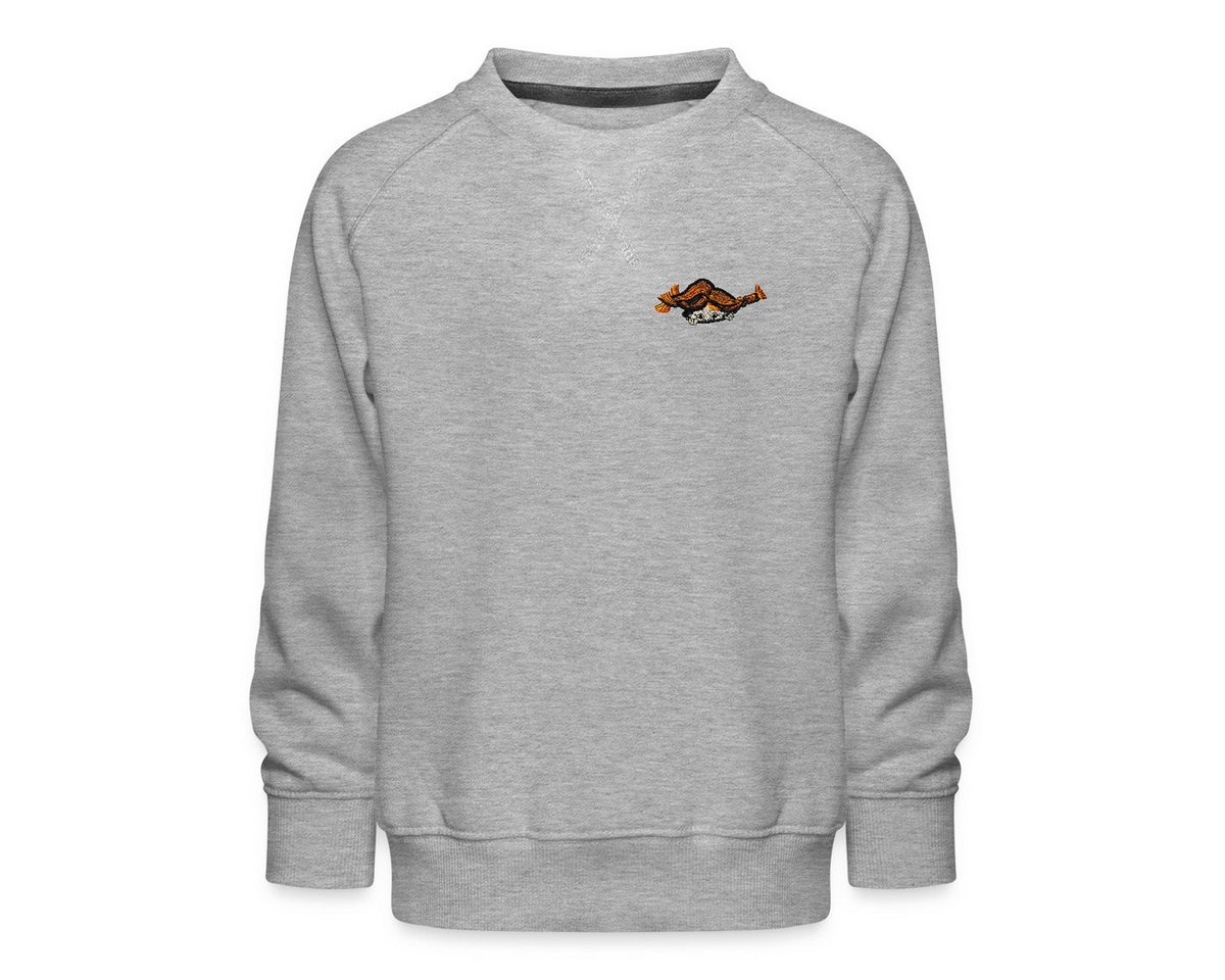 Spreadshirt Sweatshirt Pippi Langstrumpf Auf Der Lauer Stick Kinder Premium Pullover (1-tlg) von Spreadshirt