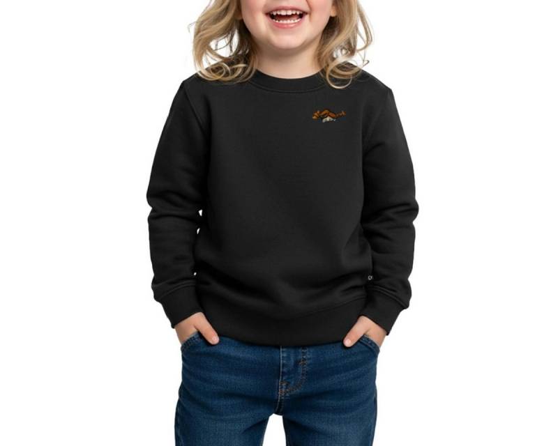 Spreadshirt Sweatshirt Pippi Langstrumpf Auf Der Lauer Stick REGULAR FIT Kinder/Teenager Prem (1-tlg) von Spreadshirt