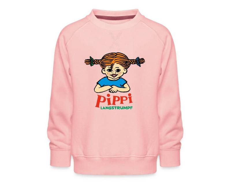 Spreadshirt Sweatshirt Pippi Langstrumpf Logo Kinder Premium Pullover (1-tlg) von Spreadshirt