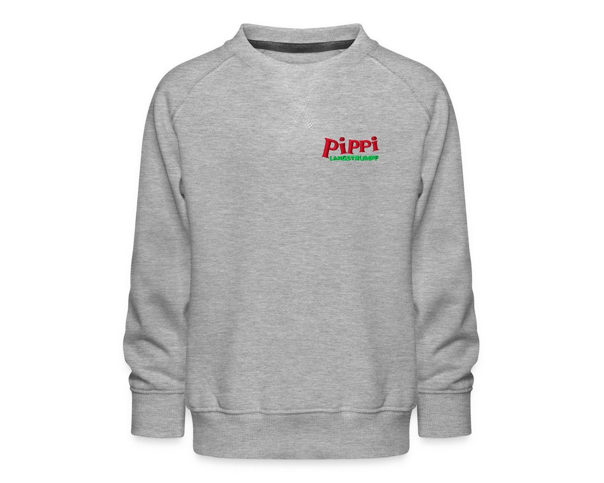 Spreadshirt Sweatshirt Pippi Langstrumpf Logo Stick Kinder Premium Pullover (1-tlg) von Spreadshirt