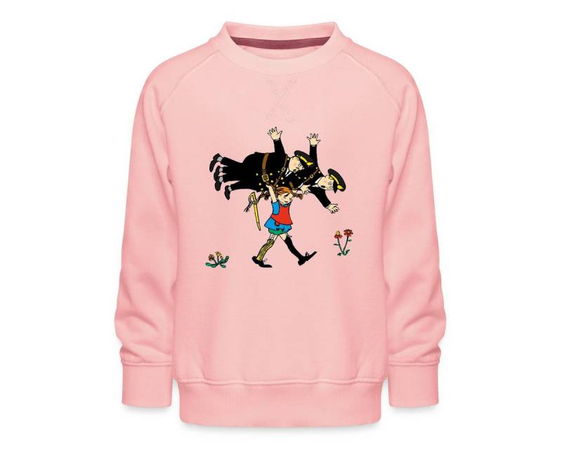 Spreadshirt Sweatshirt Pippi Langstrumpf Pippi Und Die Polizei Kinder Premium Pullover (1-tlg) von Spreadshirt