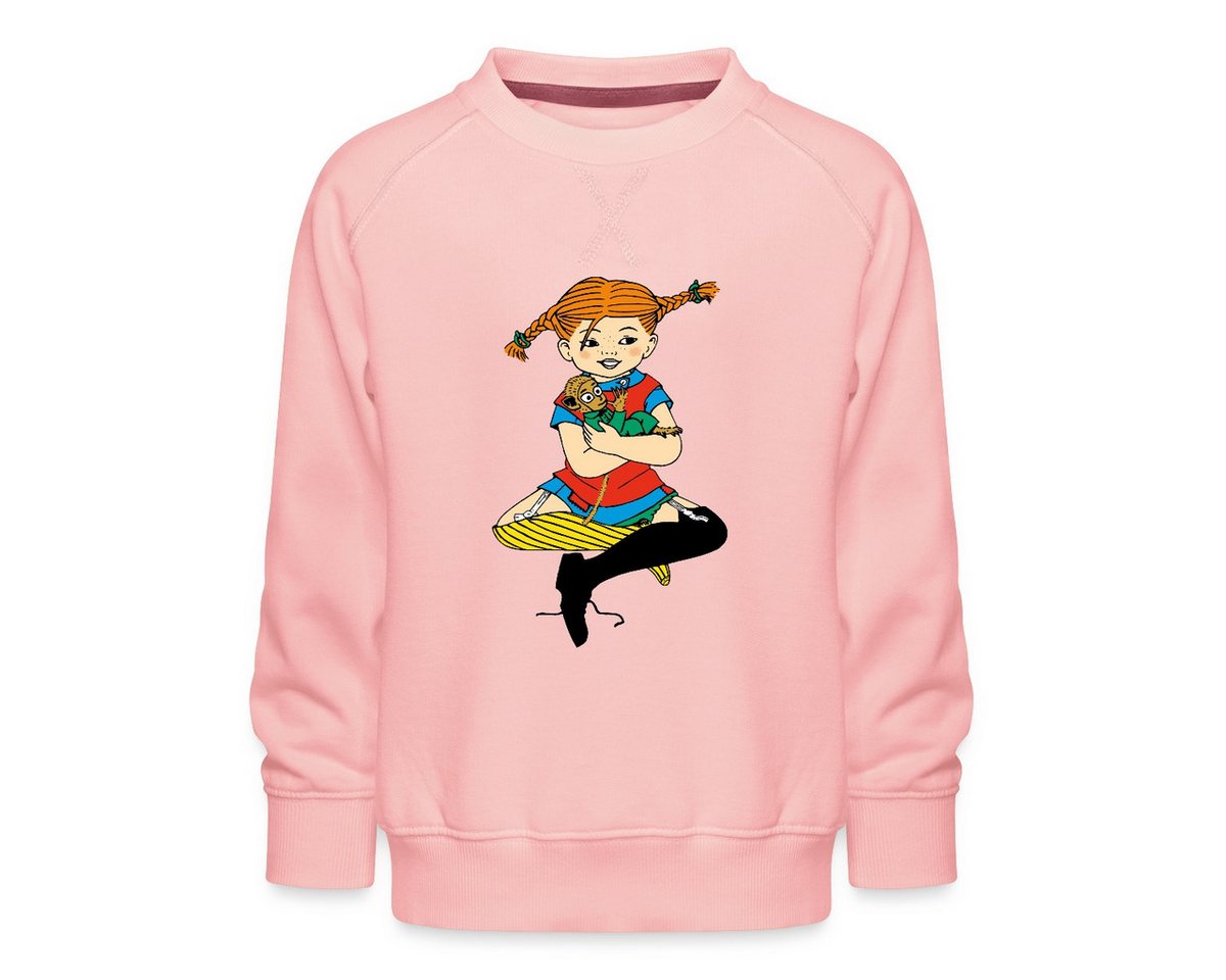 Spreadshirt Sweatshirt Pippi Langstrumpf Zusammen Mit Herr Nilsson Kinder Premium Pullover (1-tlg) von Spreadshirt