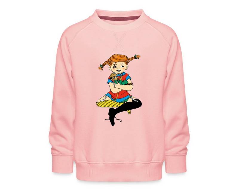Spreadshirt Sweatshirt Pippi Langstrumpf Zusammen Mit Herr Nilsson Kinder Premium Pullover (1-tlg) von Spreadshirt