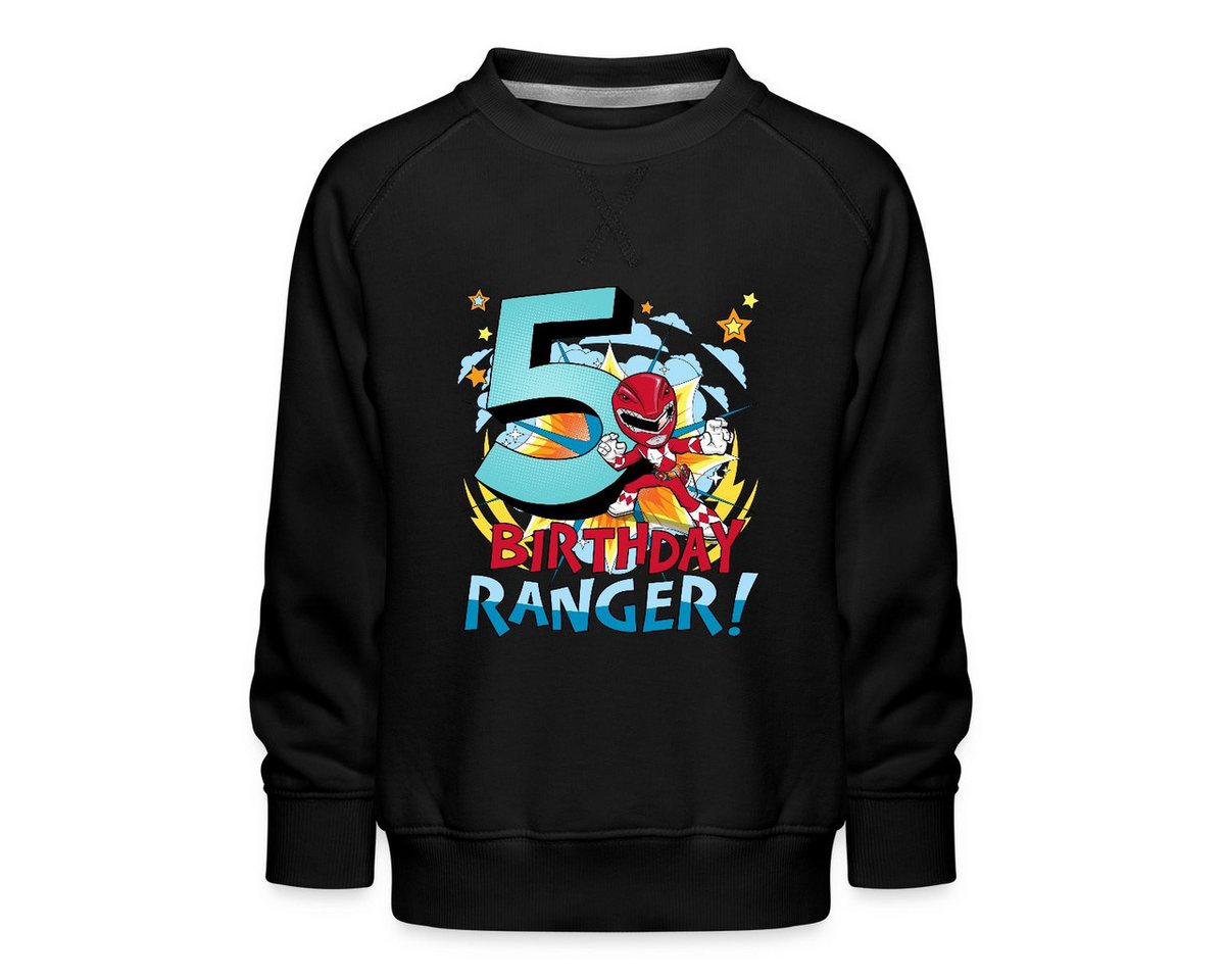 Spreadshirt Sweatshirt Power Rangers Geburtstag 5. Jahre Kinder Premium Pullover (1-tlg) von Spreadshirt