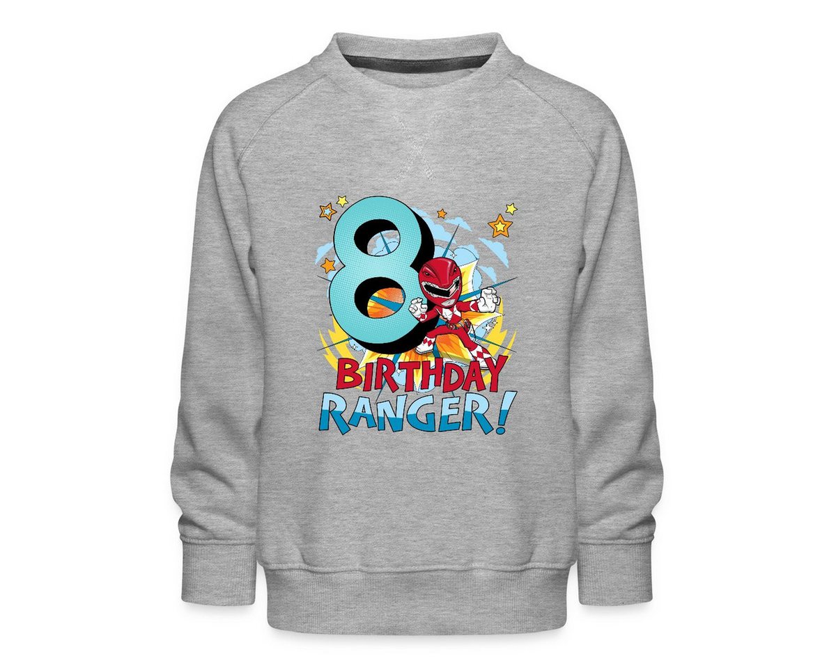 Spreadshirt Sweatshirt Power Rangers Geburtstag 8. Jahre Kinder Premium Pullover (1-tlg) von Spreadshirt