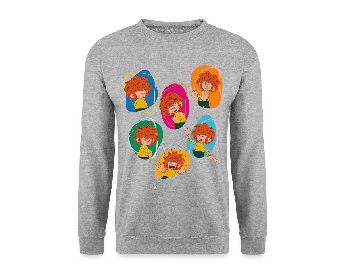 Spreadshirt Sweatshirt Pumuckl Zeigt Verschiedene Emotionen Unisex Pullover (1-tlg) von Spreadshirt