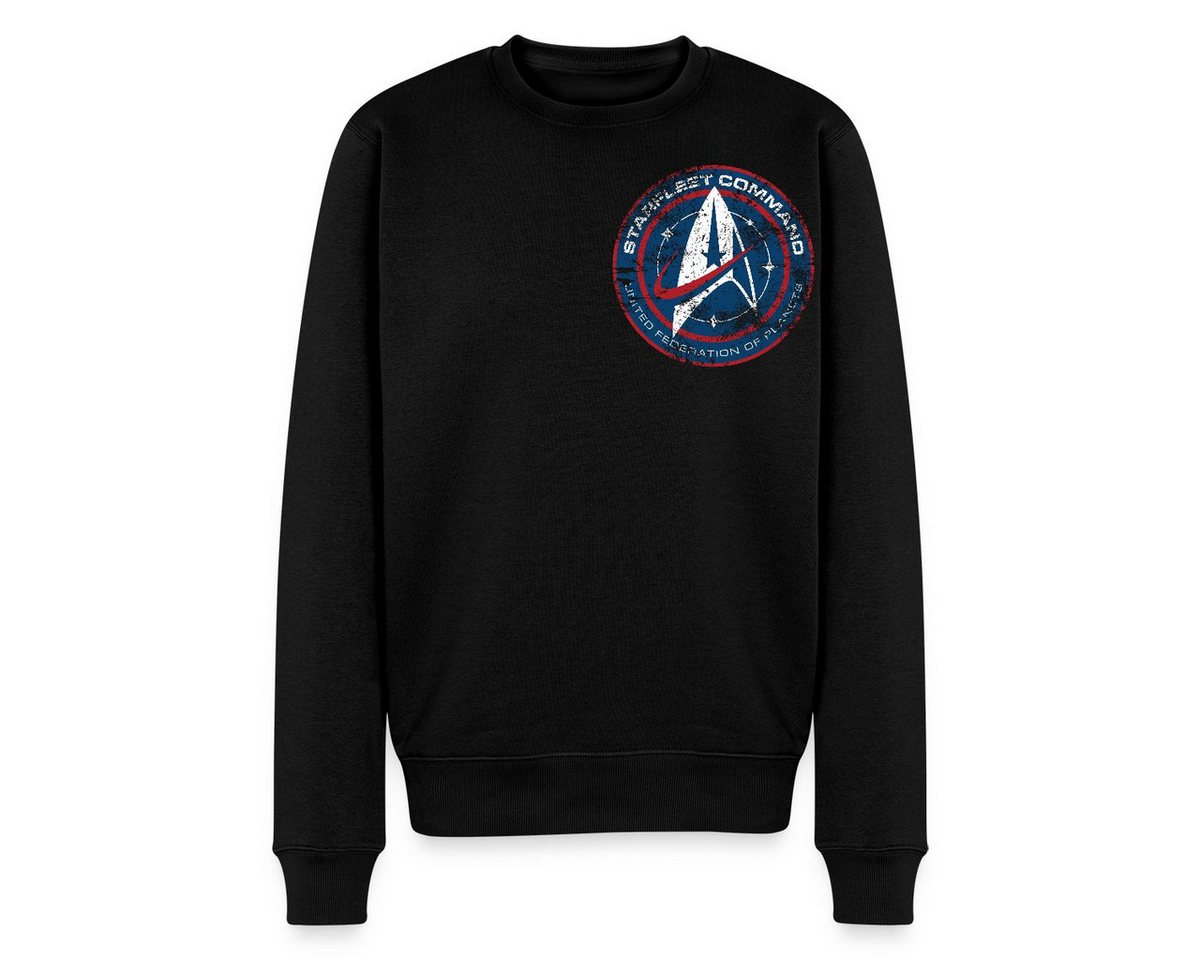 Spreadshirt Sweatshirt Star Trek Discovery Abzeichen Sternenflotte Klein Männer Premium Pullo (1-tlg) von Spreadshirt