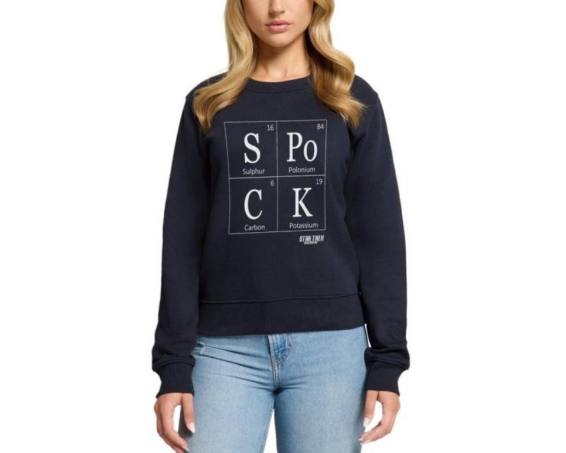 Spreadshirt Sweatshirt Star Trek Discovery Spock Periodic Table Damen Premium Pullover (1-tlg) von Spreadshirt