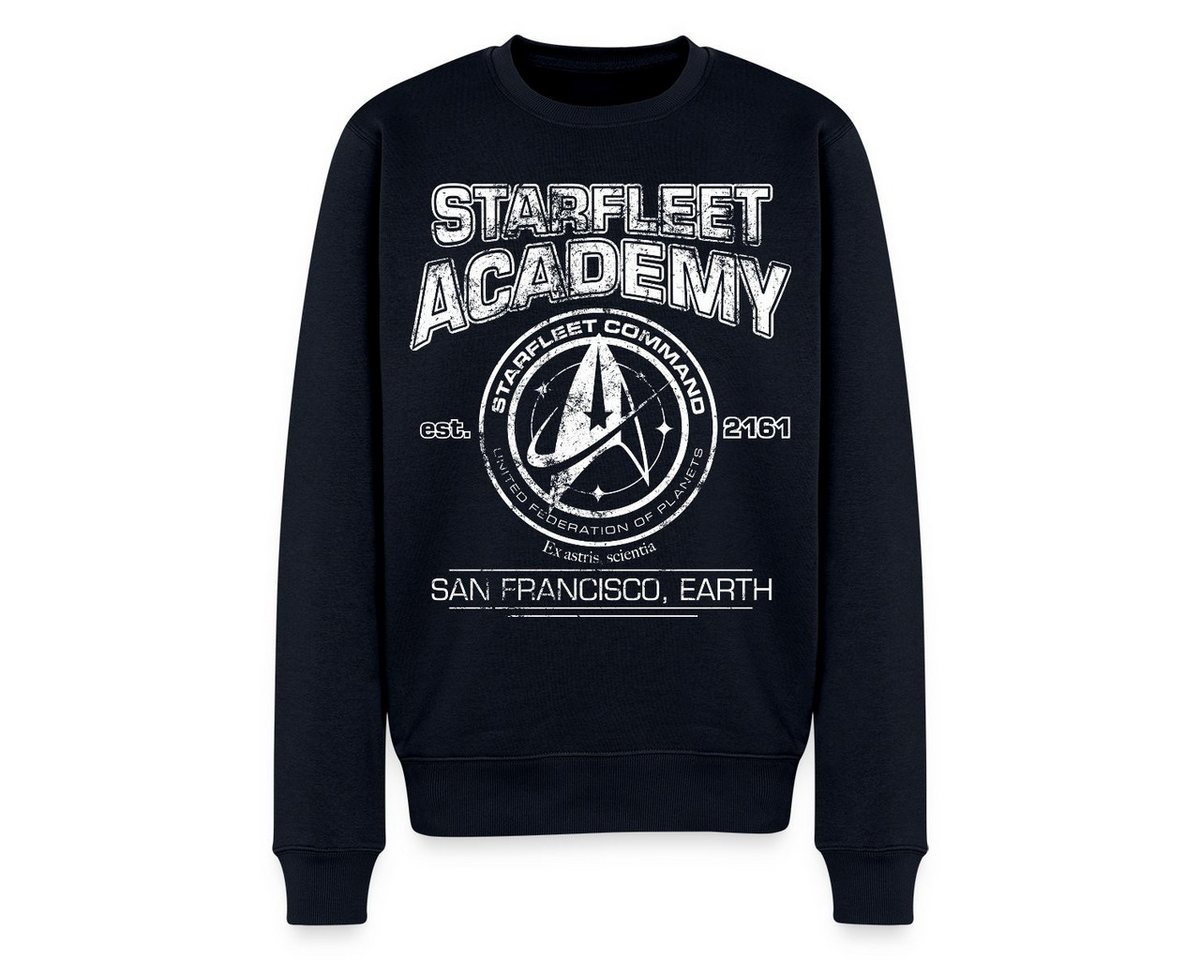 Spreadshirt Sweatshirt Star Trek Discovery Starfleet Academy Männer Premium Pullover (1-tlg) von Spreadshirt