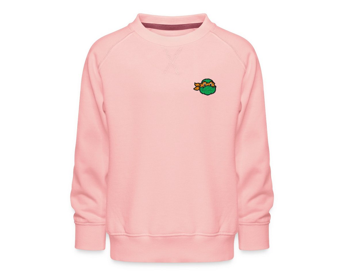 Spreadshirt Sweatshirt TMNT Michelangelo Stick Kinder Premium Pullover (1-tlg) von Spreadshirt