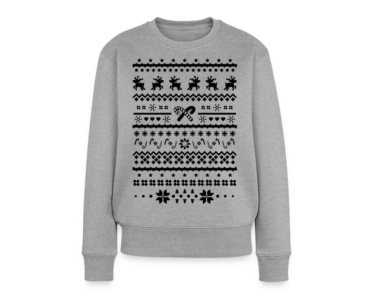 Spreadshirt Sweatshirt Ugly Christmas Sweater Retro Lustig Weihnachten Damen Premium Pullover (1-tlg) von Spreadshirt