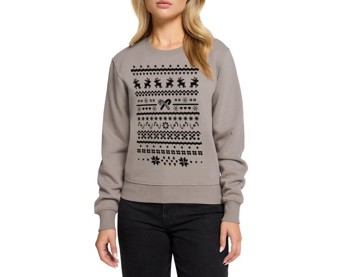 Spreadshirt Sweatshirt Ugly Christmas Sweater Retro Lustig Weihnachten Damen Premium Pullover (1-tlg) von Spreadshirt