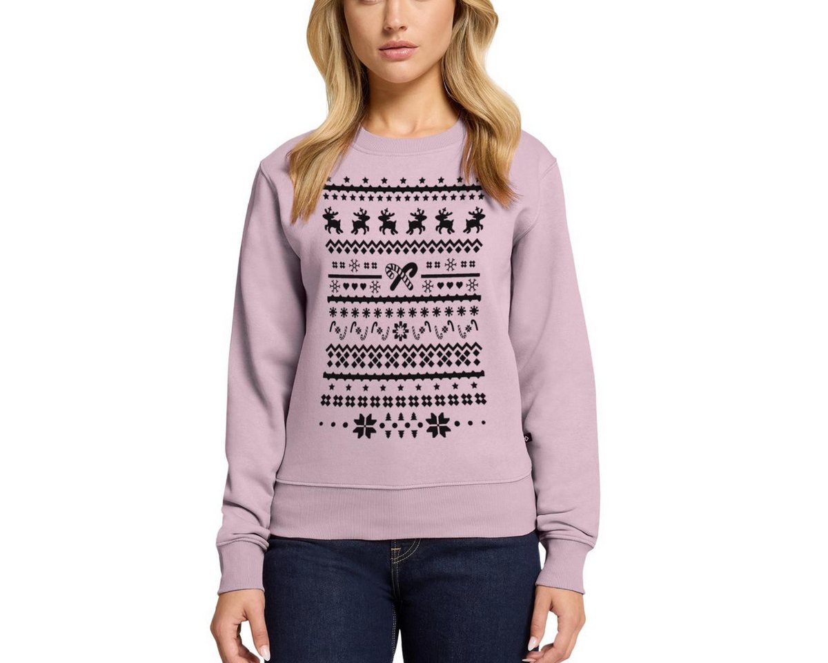 Spreadshirt Sweatshirt Ugly Christmas Sweater Retro Lustig Weihnachten Damen Premium Pullover (1-tlg) von Spreadshirt