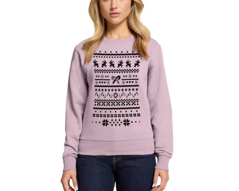 Spreadshirt Sweatshirt Ugly Christmas Sweater Retro Lustig Weihnachten Damen Premium Pullover (1-tlg) von Spreadshirt