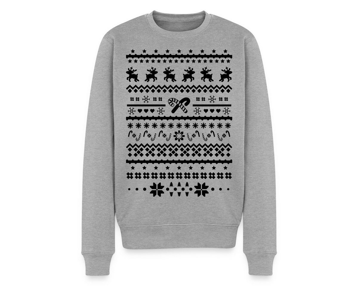 Spreadshirt Sweatshirt Ugly Christmas Sweater Retro Lustig Weihnachten Herren Premium Pullove (1-tlg) von Spreadshirt