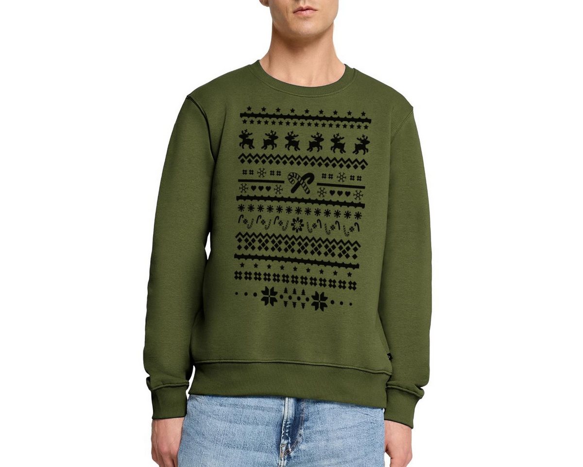 Spreadshirt Sweatshirt Ugly Christmas Sweater Retro Lustig Weihnachten Herren Premium Pullove (1-tlg) von Spreadshirt