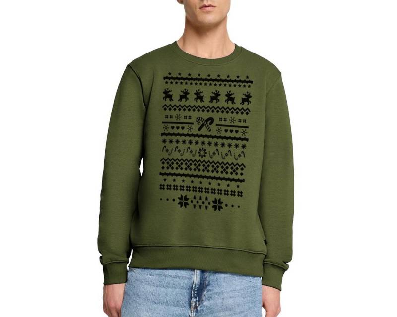 Spreadshirt Sweatshirt Ugly Christmas Sweater Retro Lustig Weihnachten Herren Premium Pullove (1-tlg) von Spreadshirt
