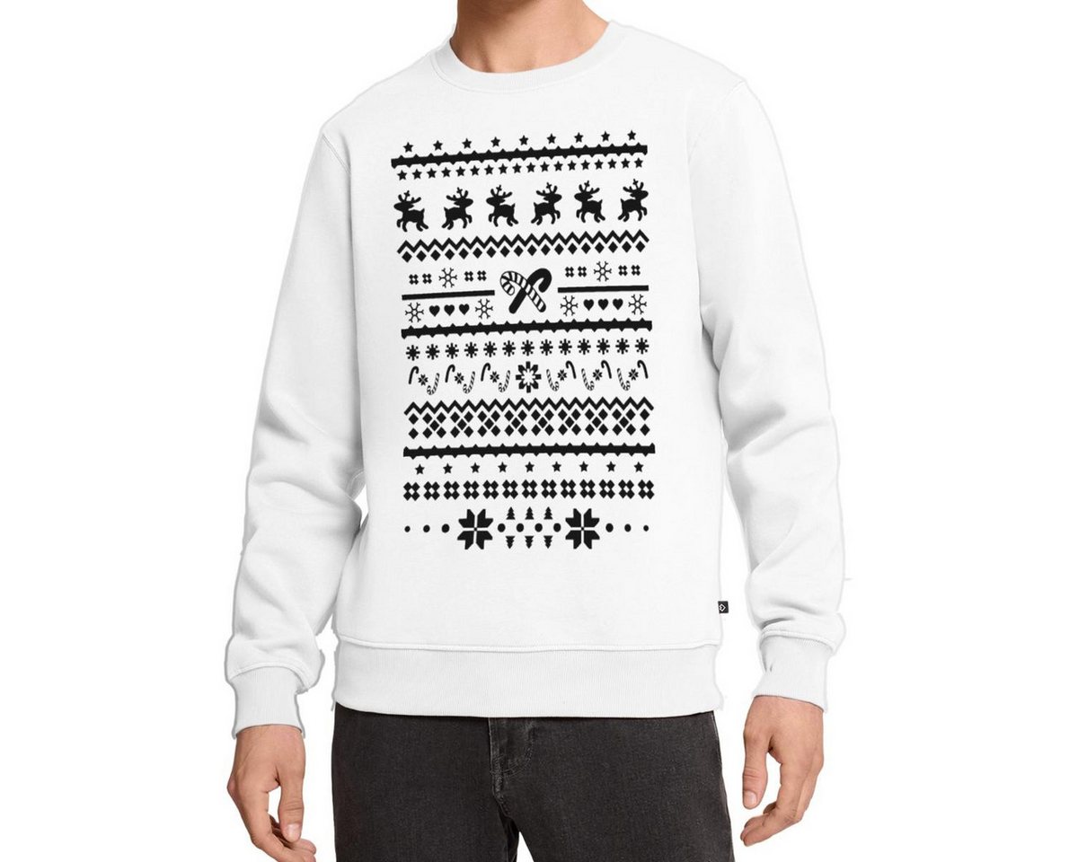 Spreadshirt Sweatshirt Ugly Christmas Sweater Retro Lustig Weihnachten Herren Premium Pullove (1-tlg) von Spreadshirt
