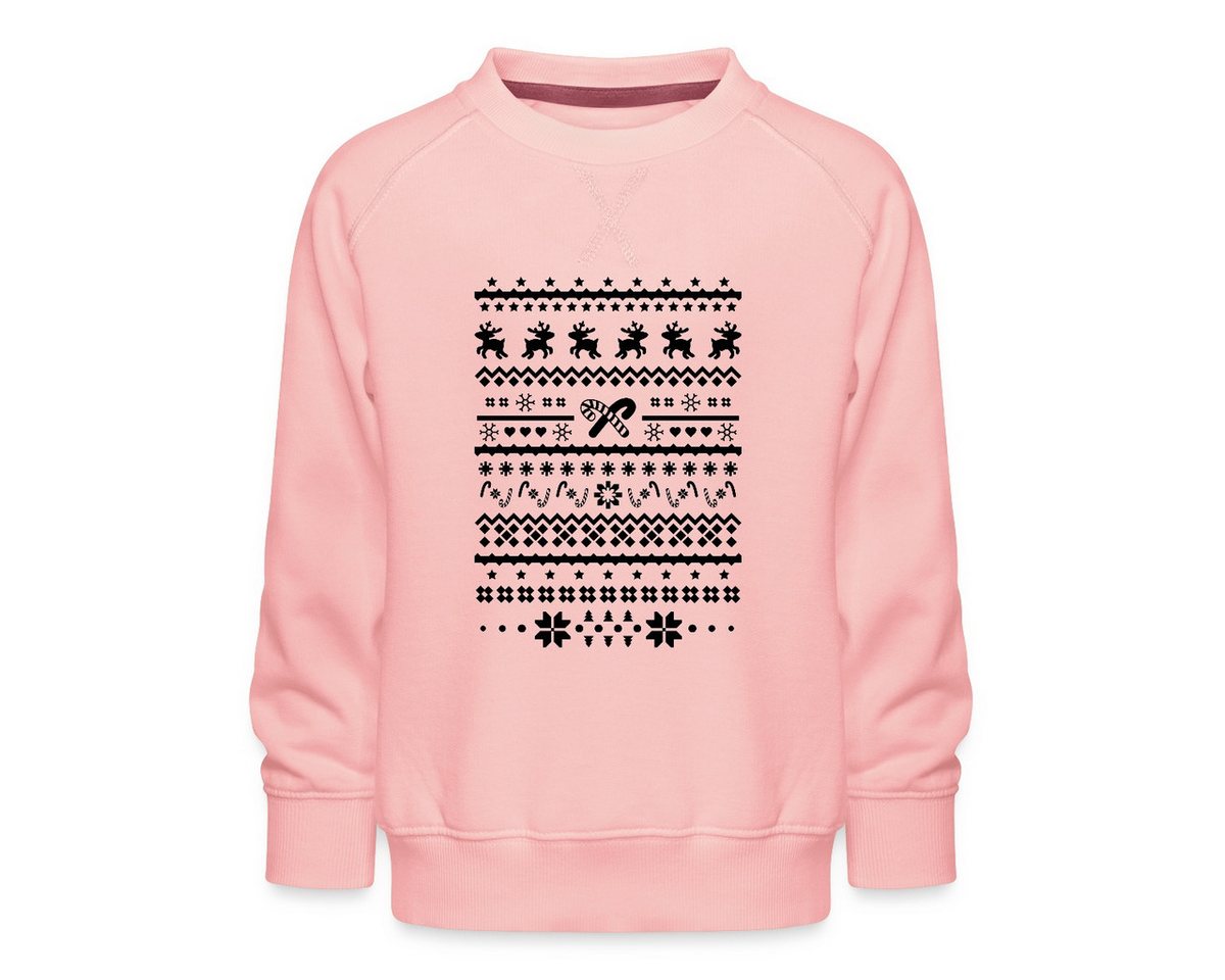 Spreadshirt Sweatshirt Ugly Christmas Sweater Retro Lustig Weihnachten Kinder Premium Pullove (1-tlg) von Spreadshirt