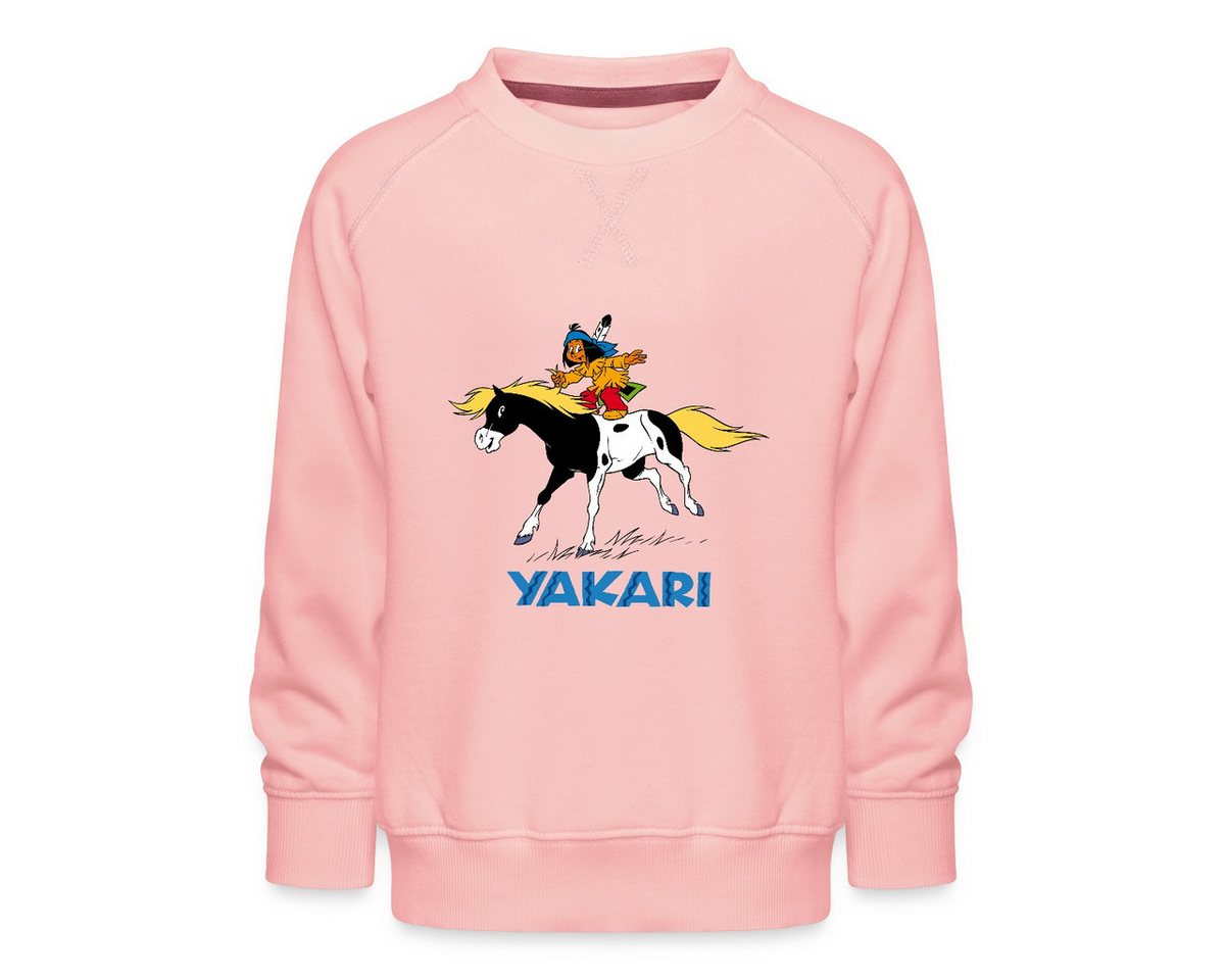 Spreadshirt Sweatshirt Yakari Auf kleiner Donner Kinder Premium Pullover (1-tlg) von Spreadshirt