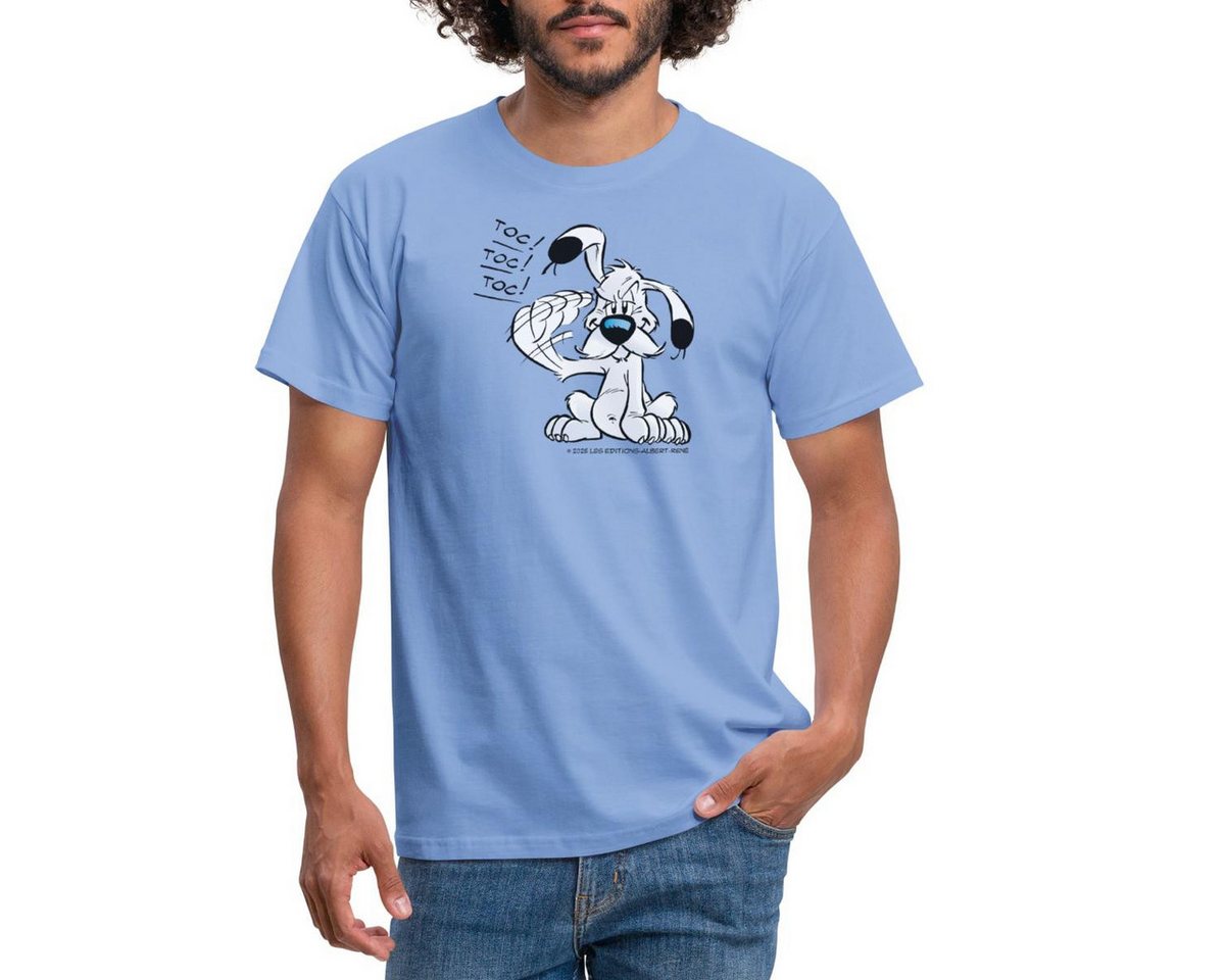 Spreadshirt T-Shirt Asterix & Obelix Idefix Klopft Toc Toc Toc Männer T-Shirt (1-tlg) von Spreadshirt