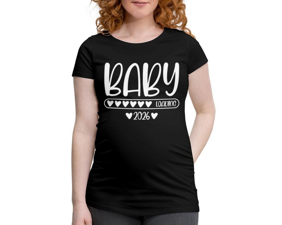 Spreadshirt T-Shirt Baby 2026 loading Frauen Schwangerschafts T-Shirt (1-tlg) von Spreadshirt