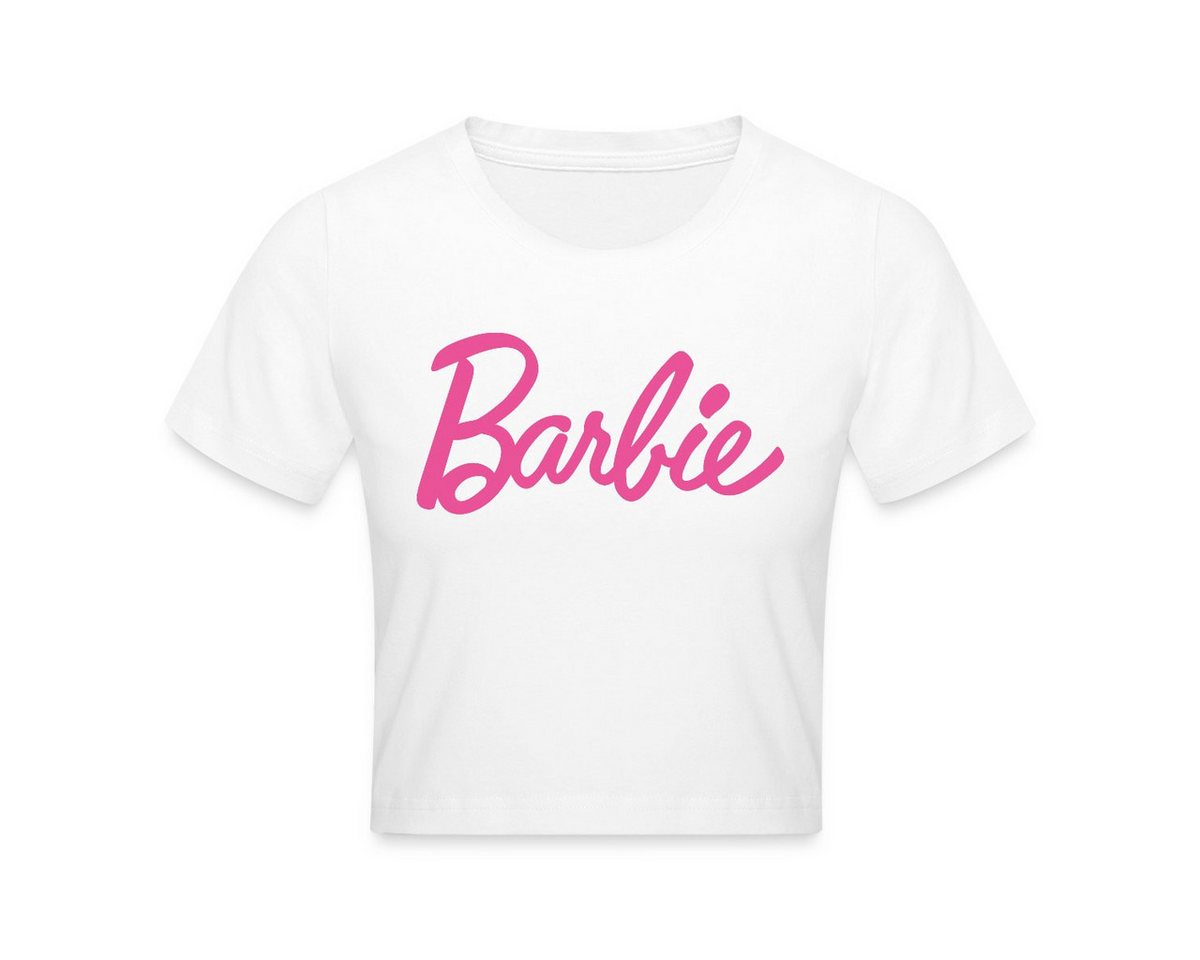 Spreadshirt T-Shirt Barbie Klassisches Logo Crop T-Shirt (1-tlg) von Spreadshirt