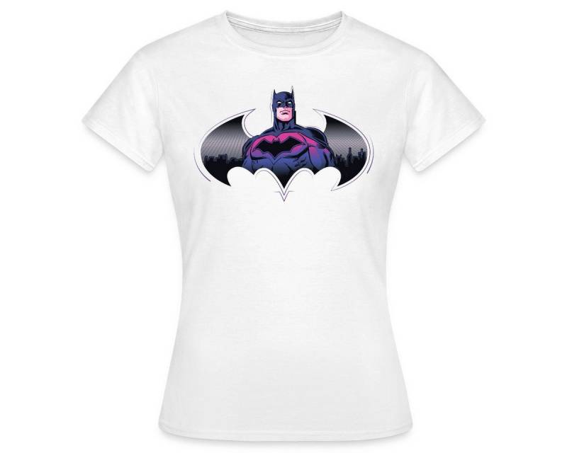 Spreadshirt T-Shirt Batman Cooles Design Mit Logo Und Pinkem Kostüm Frauen T-Shirt (1-tlg) von Spreadshirt