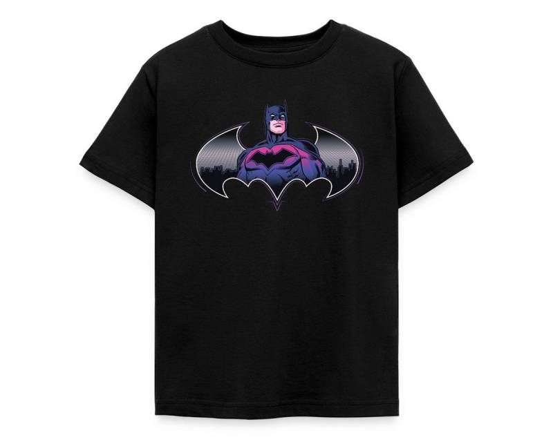 Spreadshirt T-Shirt Batman Cooles Design Mit Logo Und Pinkem Kostüm Kinder T-Shirt (1-tlg) von Spreadshirt