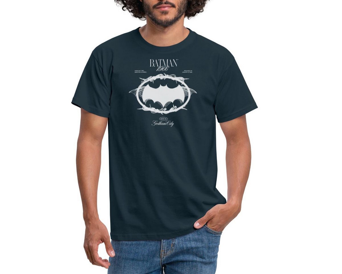Spreadshirt T-Shirt Batman Logo 1966 Made In Gotham City Männer T-Shirt (1-tlg) von Spreadshirt