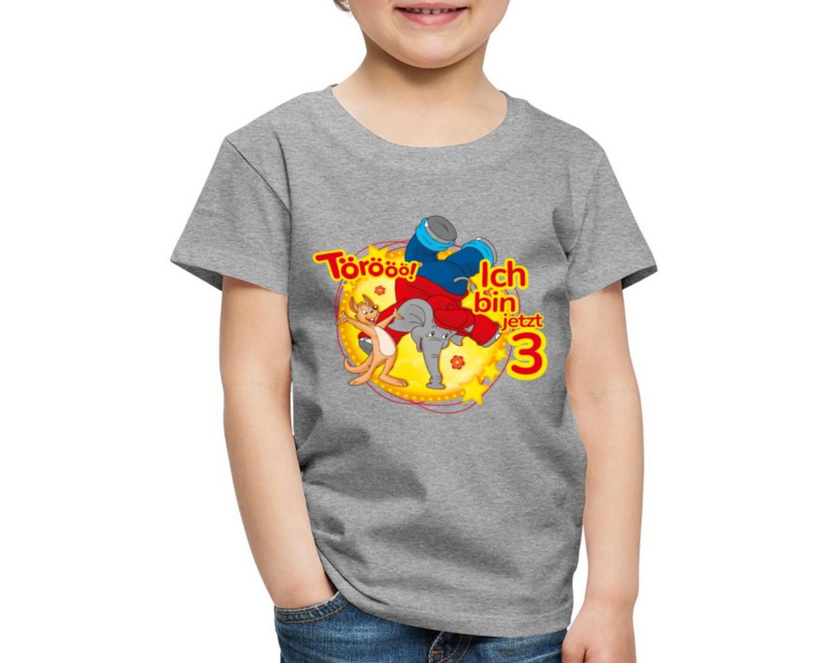 Spreadshirt T-Shirt Benjamin Blümchen Ich Bin Jetzt 3 Kinder Premium T-Shirt (1-tlg) von Spreadshirt