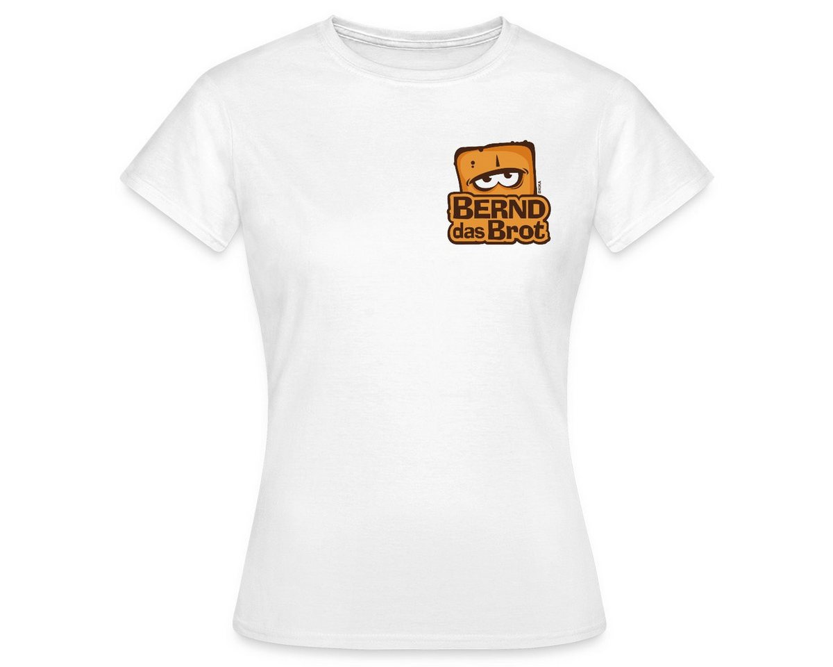 Spreadshirt T-Shirt Bernd Das Brot Brustdesign Logo Frauen T-Shirt (1-tlg) von Spreadshirt