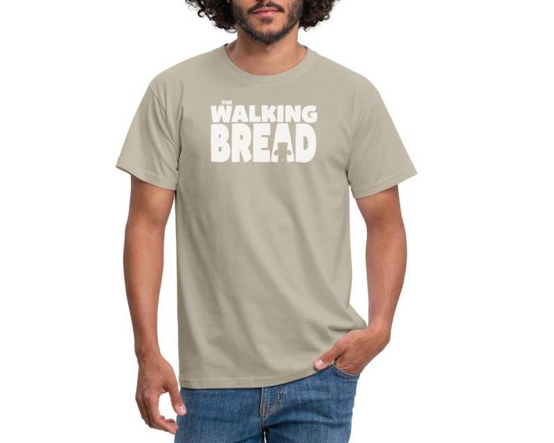Spreadshirt T-Shirt Bernd Das Brot The Walking Bread In Weiß Männer T-Shirt (1-tlg) von Spreadshirt