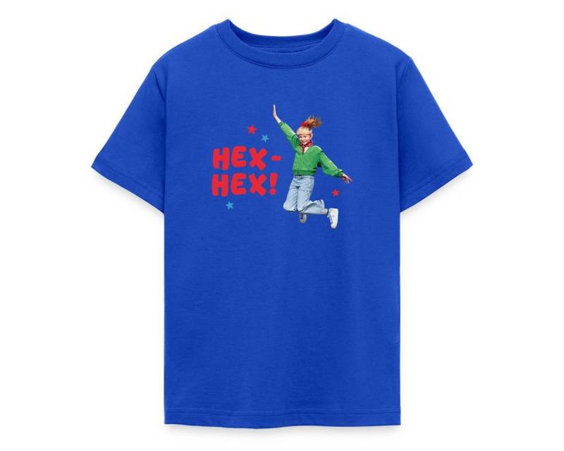 Spreadshirt T-Shirt Bibi Blocksberg Film Bibi Springt Mit Hex Hex! Teenager T-Shirt (1-tlg) von Spreadshirt