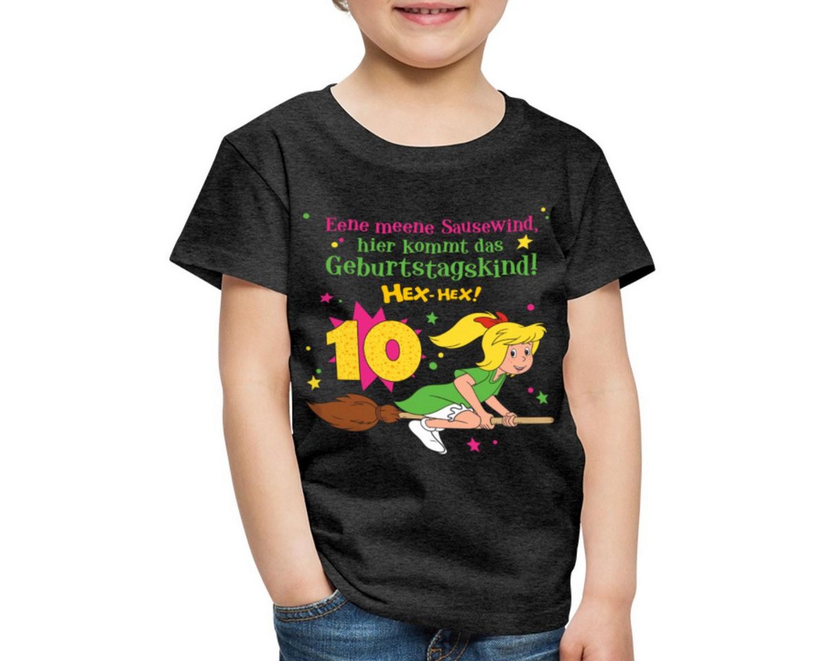Spreadshirt T-Shirt Bibi Blocksberg Geburtstagsdesign 10 Jahre Kinder Premium T-Shirt (1-tlg) von Spreadshirt