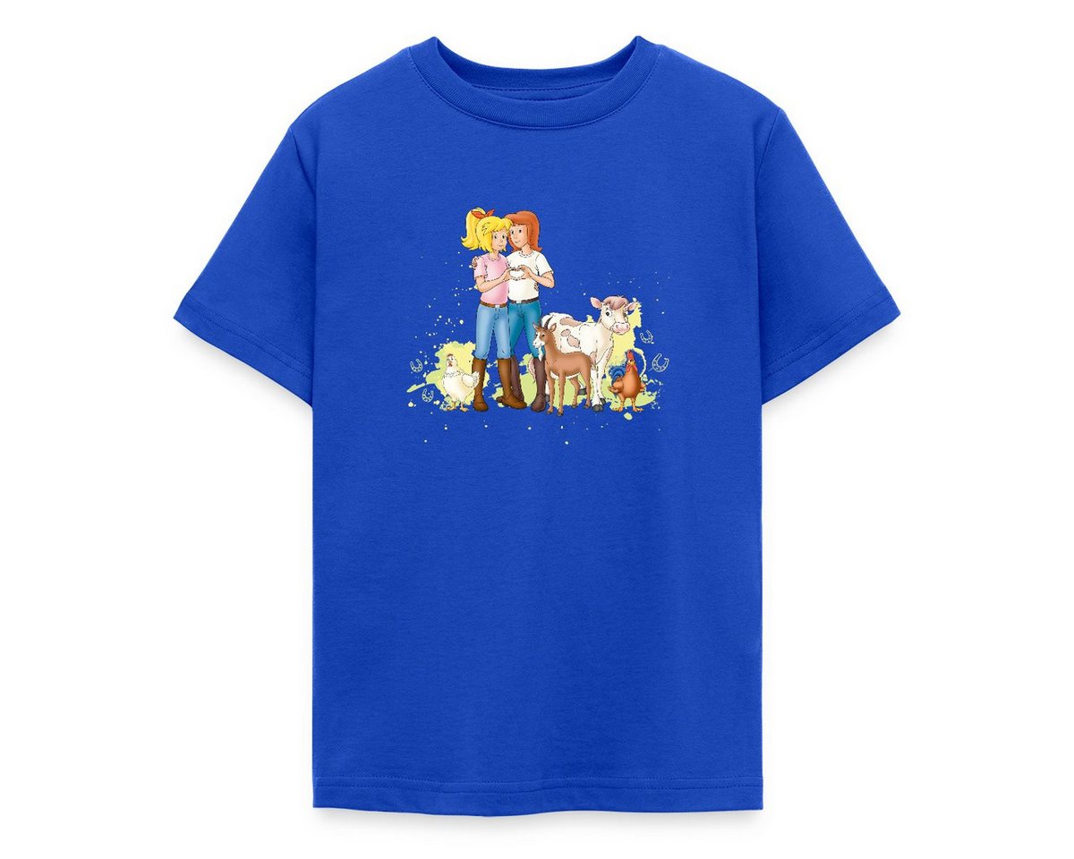 Spreadshirt T-Shirt Bibi Und Tina Freundinnen Hoftiere Teenager T-Shirt (1-tlg) von Spreadshirt