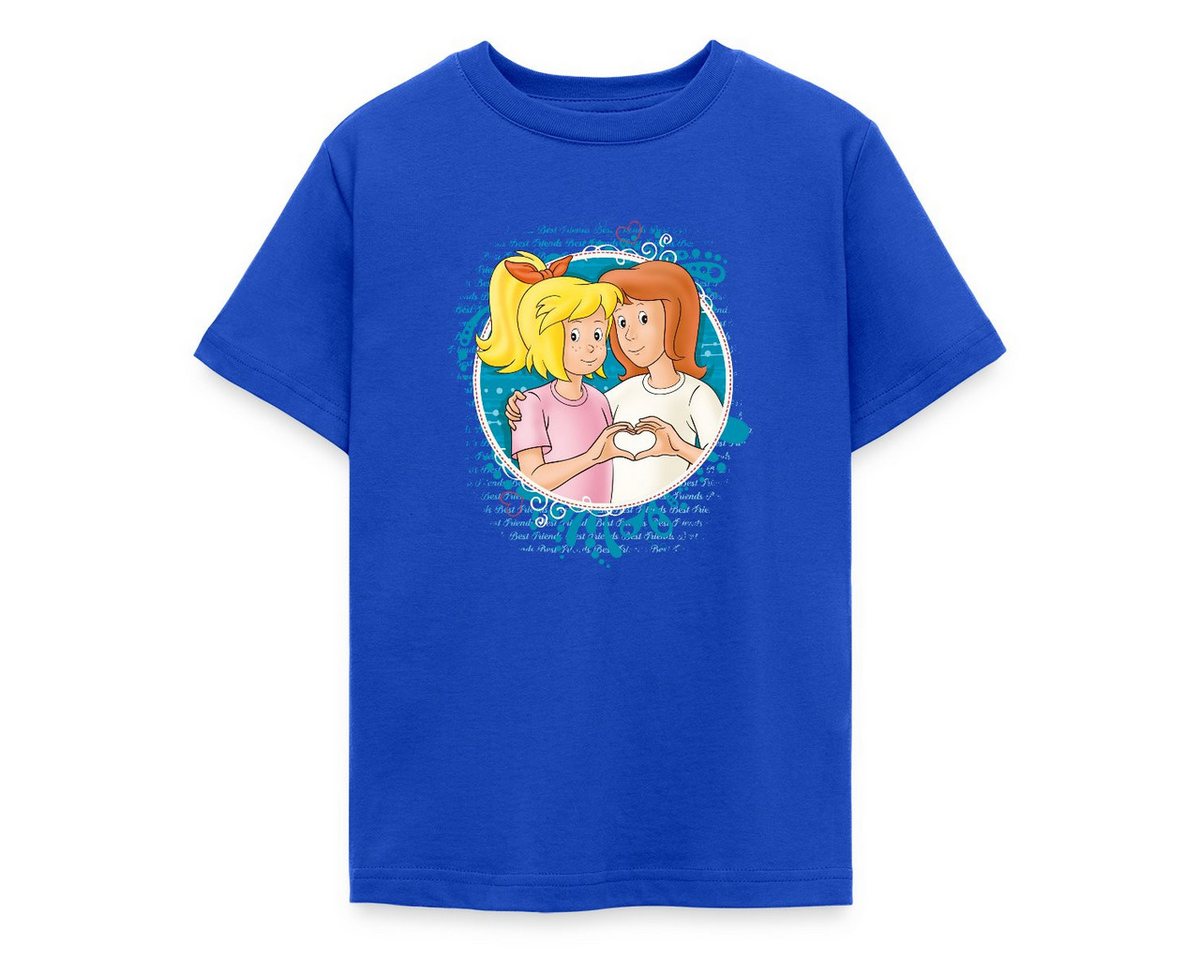 Spreadshirt T-Shirt Bibi Und Tina Zeichen Der Freundschaft Herz Teenager T-Shirt (1-tlg) von Spreadshirt