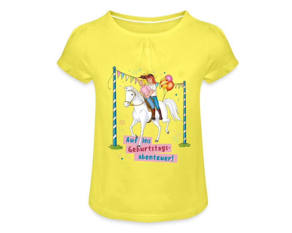 Spreadshirt T-Shirt Bibi & Tina Auf Ins Geburtstagsabenteuer Geburtstag Mädchen T-Shirt Tw (1-tlg) von Spreadshirt