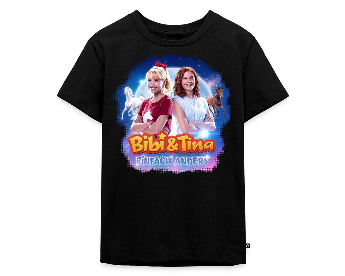 Spreadshirt T-Shirt Bibi & Tina Einfach Anders Kinoplakat Kinder Premium T-Shirt (1-tlg) von Spreadshirt