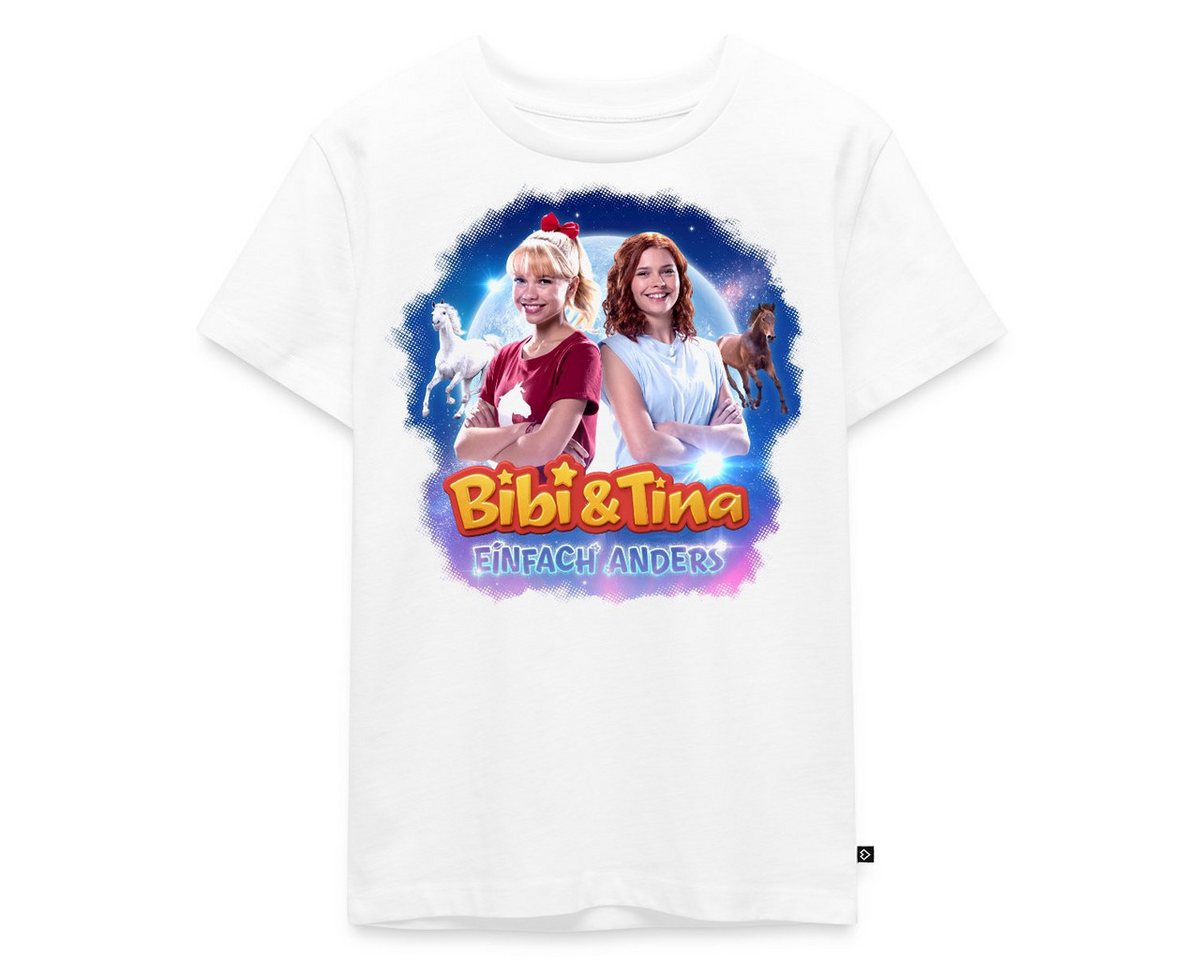 Spreadshirt T-Shirt Bibi & Tina Einfach Anders Kinoplakat Kinder Premium T-Shirt (1-tlg) von Spreadshirt