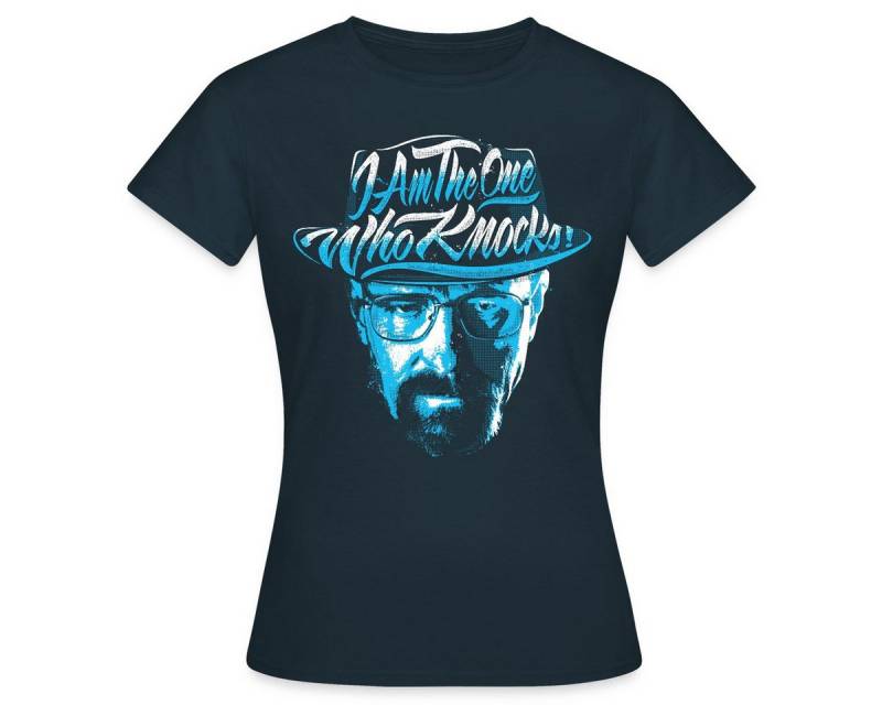 Spreadshirt T-Shirt Breaking Bad I'm The One Who Knocks Hut Frauen T-Shirt (1-tlg) von Spreadshirt