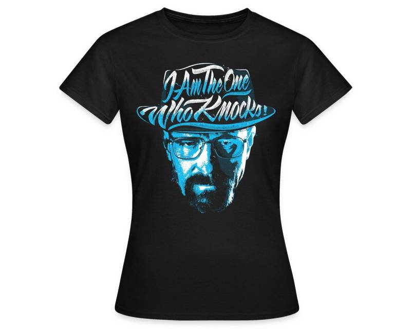 Spreadshirt T-Shirt Breaking Bad I'm The One Who Knocks Hut Frauen T-Shirt (1-tlg) von Spreadshirt