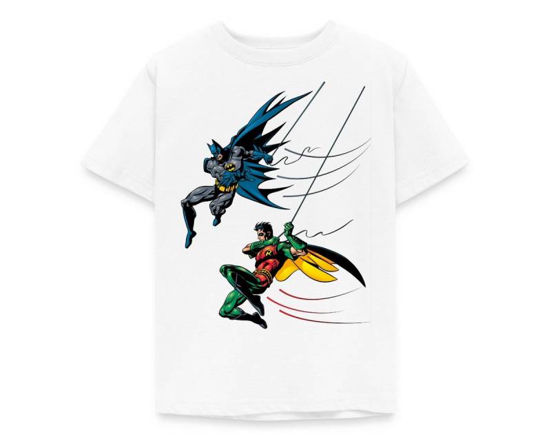 Spreadshirt T-Shirt DC Comics Batman And Robin Kinder T-Shirt (1-tlg) von Spreadshirt